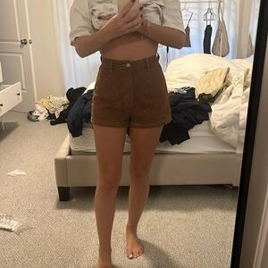 Brown Jean shorts